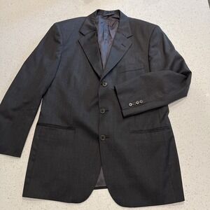Brooks Brothers Blazer Mens 41R Gray Wool‎ 3 Button Madison Suit Jacket USA